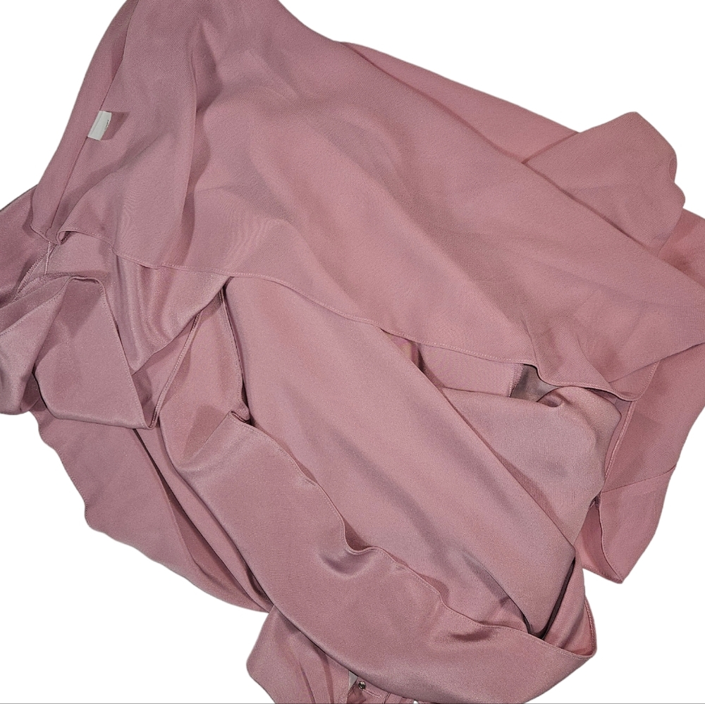 J Crew Pink Lilac Sophia Tricotine Silk Cocktail Midi Dress Sz 10 ? Coquette - Picture 9 of 14